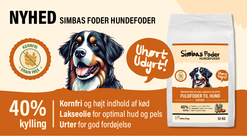 Simbas Foder Hundefoder med kylling - læs mere