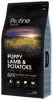 Profine Puppy Lamb & Potatoes 15 kg - Hul i pose