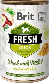 Brit Fresh Hundefoder Vådfoder And & Hirse 400g