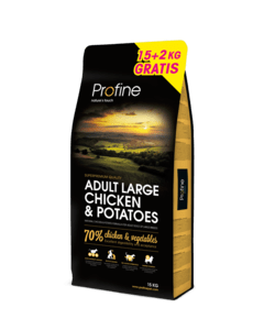 Profine Adult Large Breed Chicken & Potatoes (15kg+2kg)