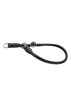 Hunter halsbånd training collar round & soft black