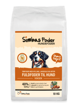 Simbas Foder Hundefoder med kylling 10 kg