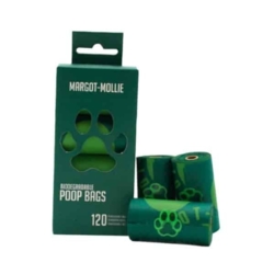 Margot-Mollie Bionedbrydelige Høm-Høm Poser - 8 Ruller - 120 poser