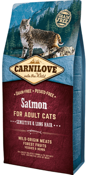Carnilove Salmon for Adult Cats Sensitive & Long Hair