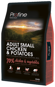 Profine Adult Small Breed Chicken & Potatoes 10kg hundefoder