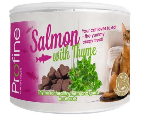 Profine Cat Crunchy Snack, Salmon & Thyme