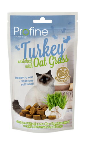 Profine Cat Semi Moist Snack, Turkey & Oat 50g
