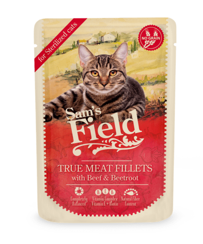 Sam's Field True Meat Fillets - Oksekød og Rødbede