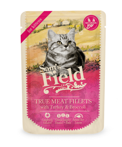 Sam's Field True Meat Fillets - Kalkun & Broccoli