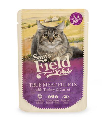 Sam's Field True Meat Fillets - Kalkun & Gulerod