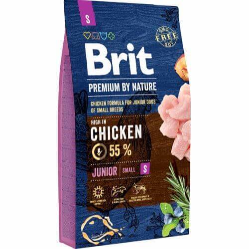 Brit Premium by Nature Junior Small Kylling 8kg