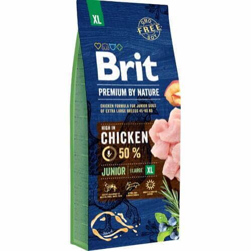 Brit Premium by Nature Junior XL Kylling 15kg