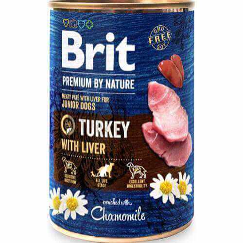 råb op blanding Inficere Brit Premium by Nature | Vådfoder med kalkun til hunde