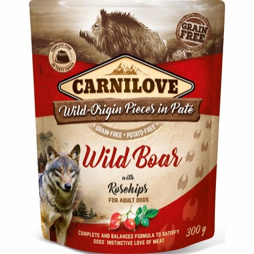 Carnilove Pouch Pate Wild Boar with Rosechips