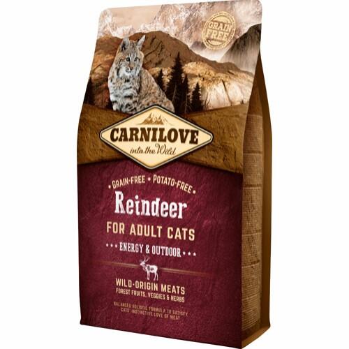 Carnilove Reindeer for Adult Cats Energy & Outdoor