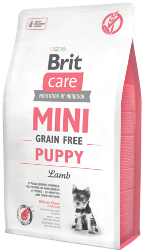 Brit Care Puppy Mini Kornfri Lam Hundefoder 2kg