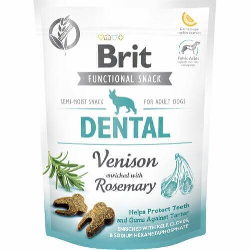 Brit Care Hund Godbidder Dental Venison Snack 150g