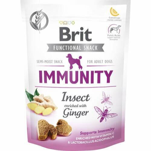 Brit Care Hund Godbidder Immunity Insekt Snack 150g