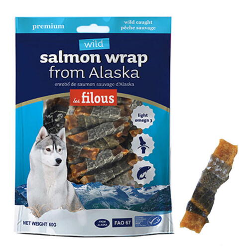 Les Filous Wild Salmon Wrap 60g