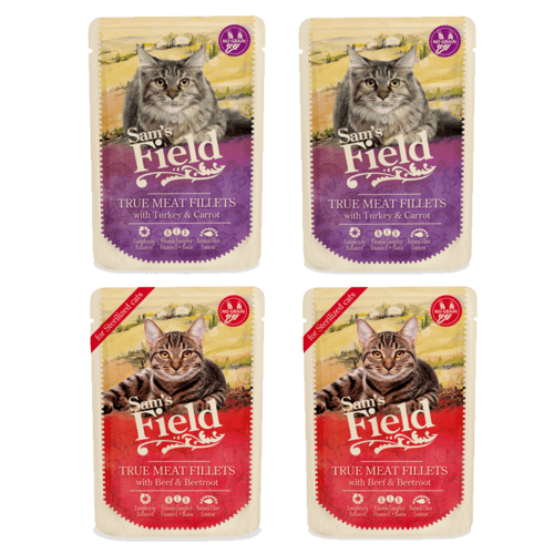 Sam's Field True Meat Fillets - vådfoder til katte