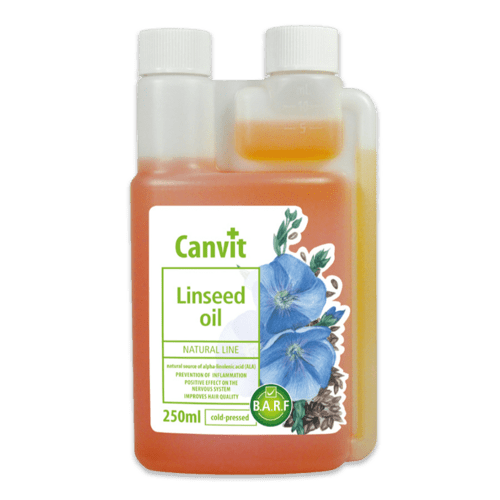 Canvit Linseed oil - Koldpresset hørfrøolie 250 ml