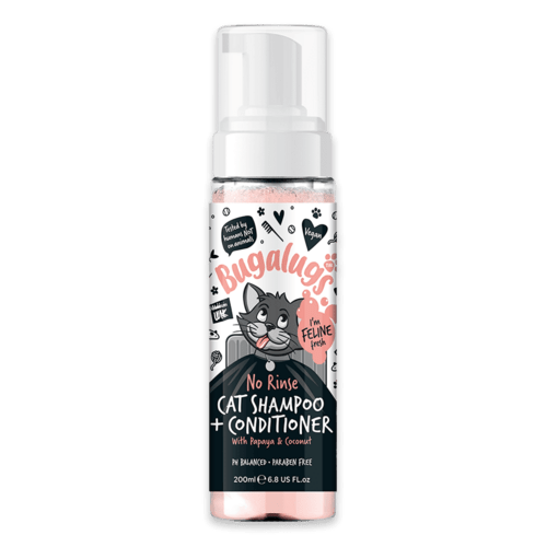 Bugalugs Skumfri Shampoo og Balsam med Papaya & Kokos (200ml)