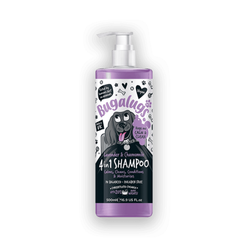 Bugalugs 4-i-1 Shampoo med Lavendel & Kamille (500ml)