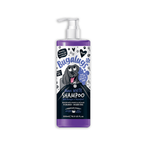 Bugalugs Maxi White Shampoo med Ananas & Passionsfrugt (500ml)