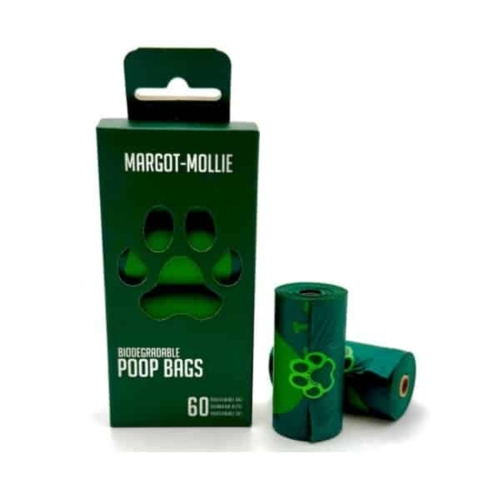 Margot-Mollie Bionedbrydelige Høm-Høm Poser - 4 Ruller - 60 poser