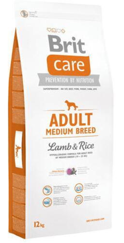 Brit Care Adult Medium Breed Lam & Ris 12kg
