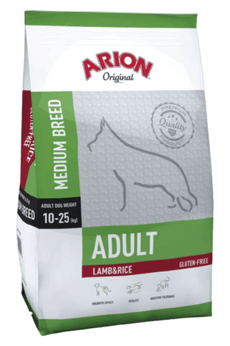 Arion Original Hundefoder Adult Medium Lam & Ris 12kg