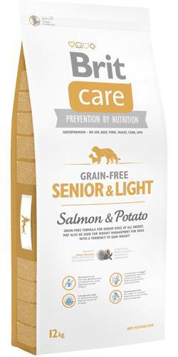 Brit Care Grain Free Senior & Light Laks & Kartoffel 12kg